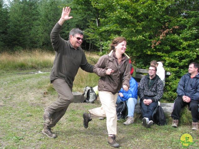 randonnée sportive avec joëlettes, Ovifat, 2012